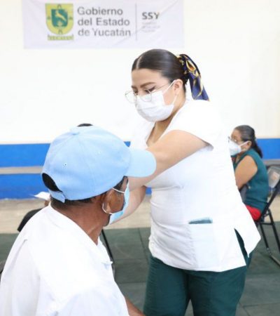 Arranca aplicación de la cuarta dosis contra el Coronavirus, a adultos mayores y trabajadores del sector salud