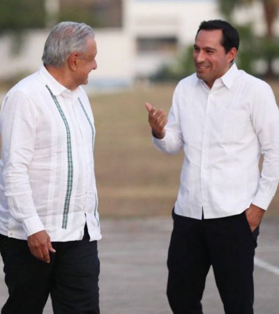 Fuerte la coordinación entre el Gobernador Mauricio Vila Dosal y el Presidente Andrés Manuel López Obrador para impulsar el proyecto que se reflejen en beneficios para las familias yucatecas