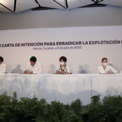 Yucatán hace importante trabajo en equipo para erradicar la explotación infantil en México