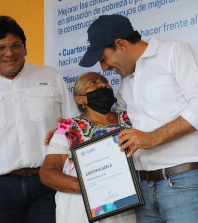 Kinchil cuenta con el respaldo del Gobernador Mauricio Vila Dosal para seguir transformando la vida de familias yucatecas 