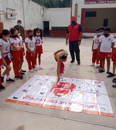Trabaja Cruz Roja Mexicana en la reducción de riesgos en escuelas